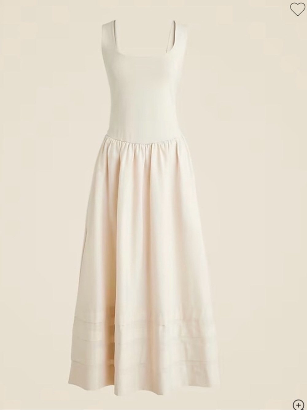 J. Crew NWT Drop waist mixy dress - Picture 2 of 5